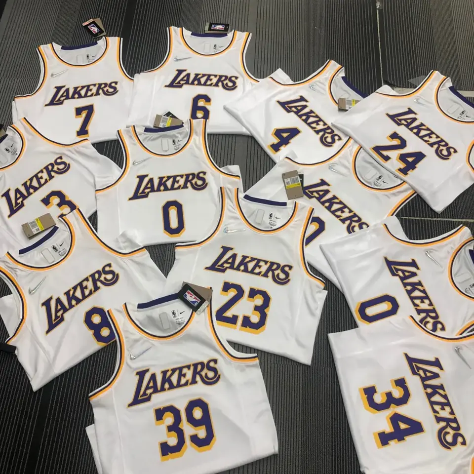 Foto 3 de 75 aniversario Lakers blanco número 0 Kuzma