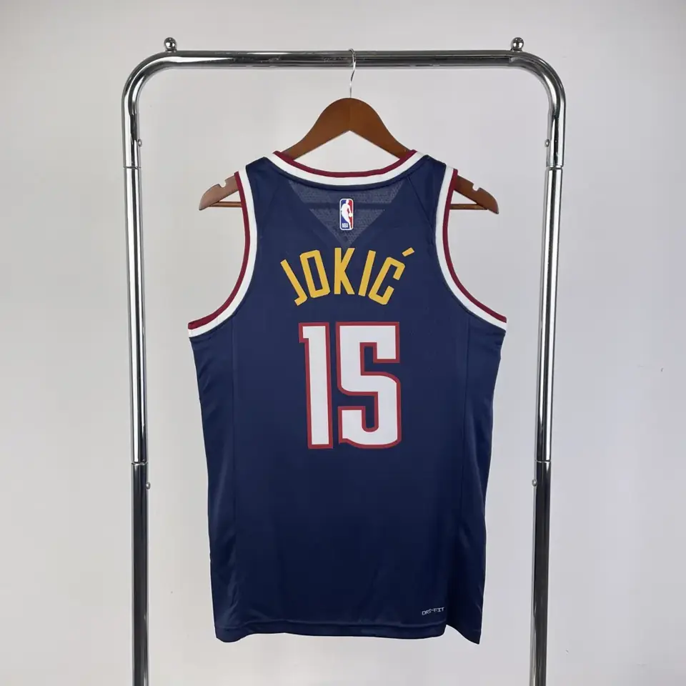Foto 3 de Temporada 23 Denver Nuggets azul marino n.º 15 Jokic