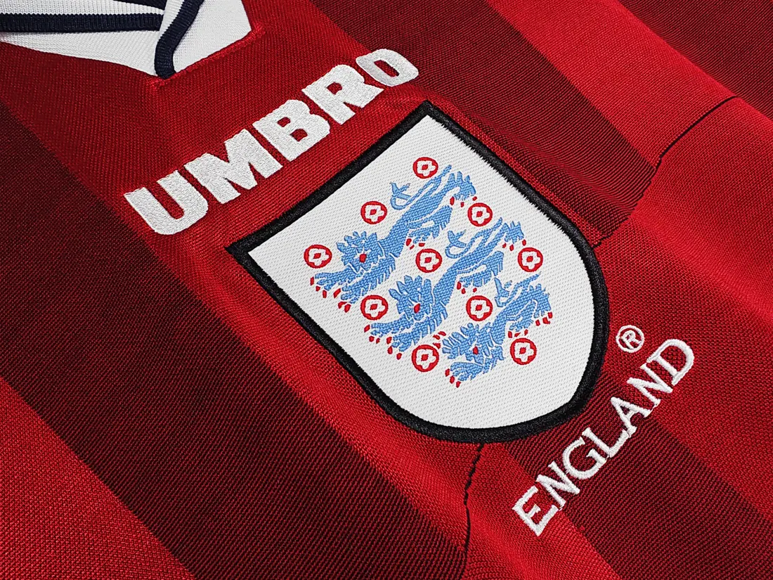 Foto 5 de Manga larga: temporada 1998 Inglaterra visitante rojo 3B