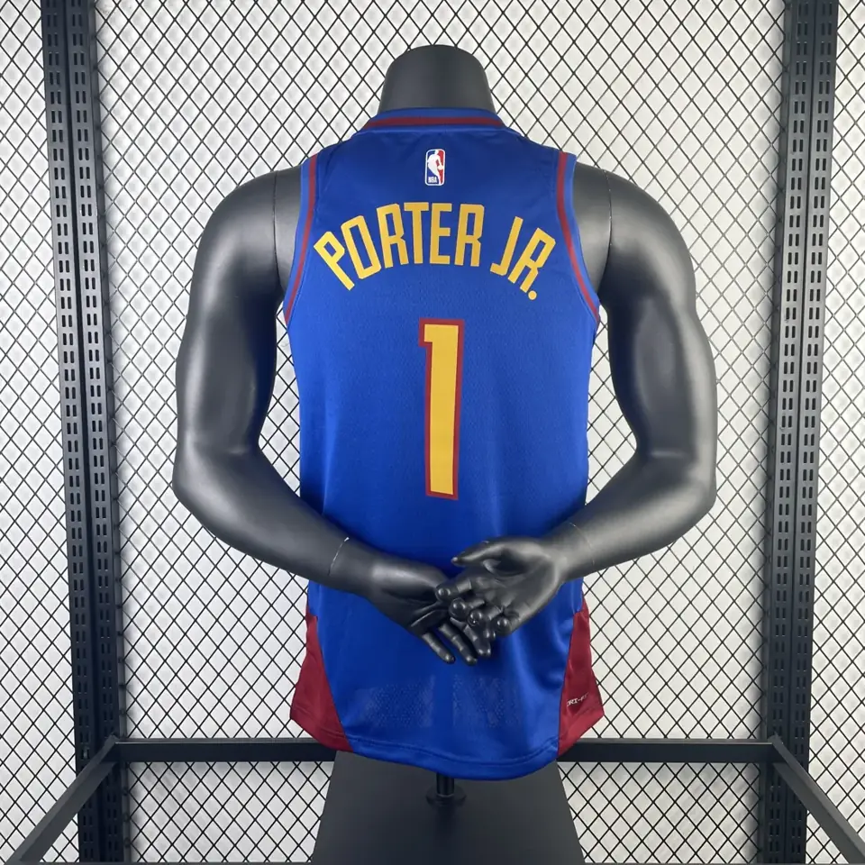 Foto 3 de Temporada 23 Denver Nuggets Edición Jordan limitada Nº 1 Michael Porter Jr.