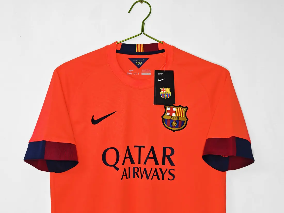 Foto 2 de Temporada 2014/15 Barcelona visitante naranja rojizo 8A