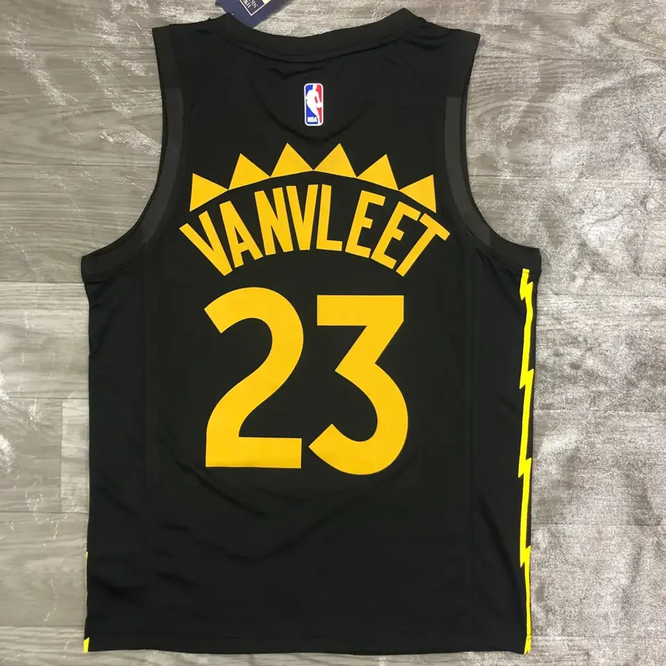 Foto 2 de Temporada 21 Toronto Raptors negro y dorado nº 23 VanVleet