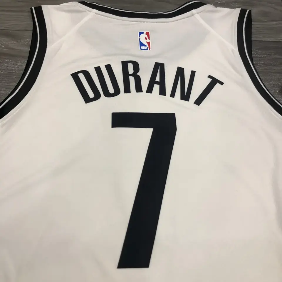 Foto 5 de Brooklyn Nets blanco cuello en V nº 7 Kevin Durant