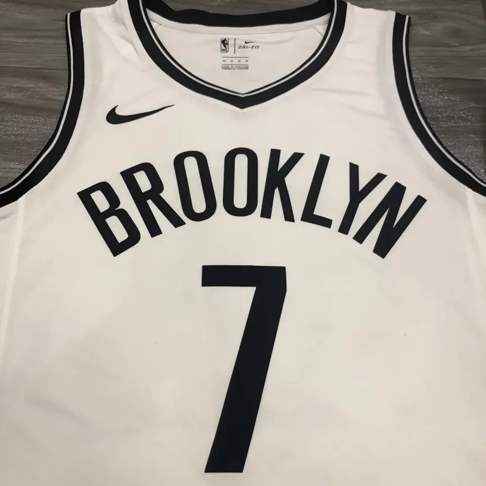 Foto 8 de Brooklyn Nets blanco cuello en V nº 7 Kevin Durant