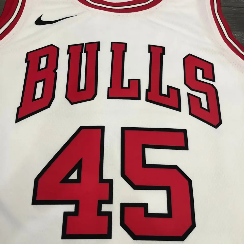 Foto 8 de Bulls cuello redondo blanco nº 45 Michael Jordan