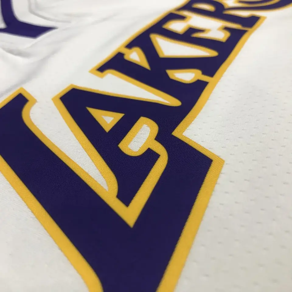 Foto 8 de Lakers de Los Ángeles blanco cuello en V n.º 6 LeBron James