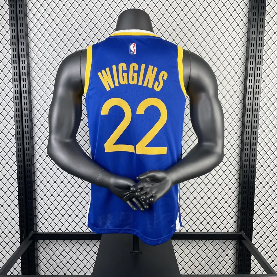 Foto 2 de Temporada 23 Golden State Warriors visitante azul número 22 Wiggins