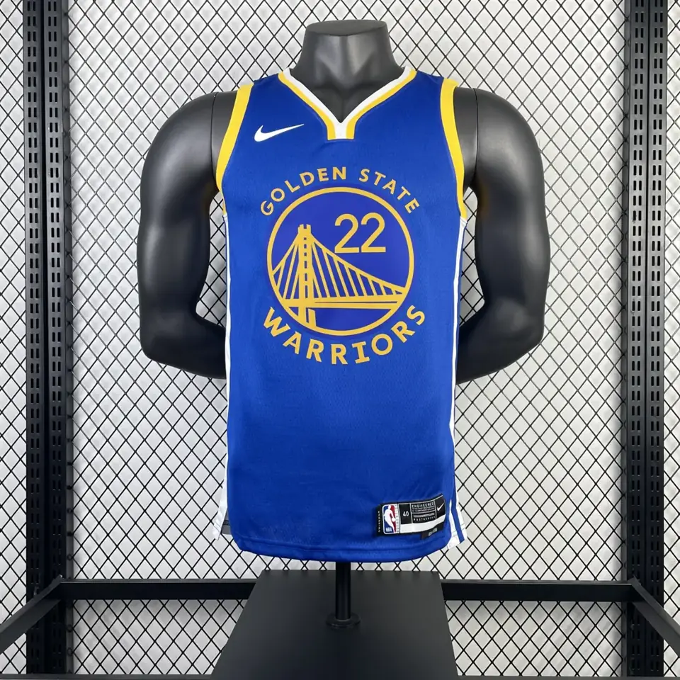 Foto 3 de Temporada 23 Golden State Warriors visitante azul número 22 Wiggins