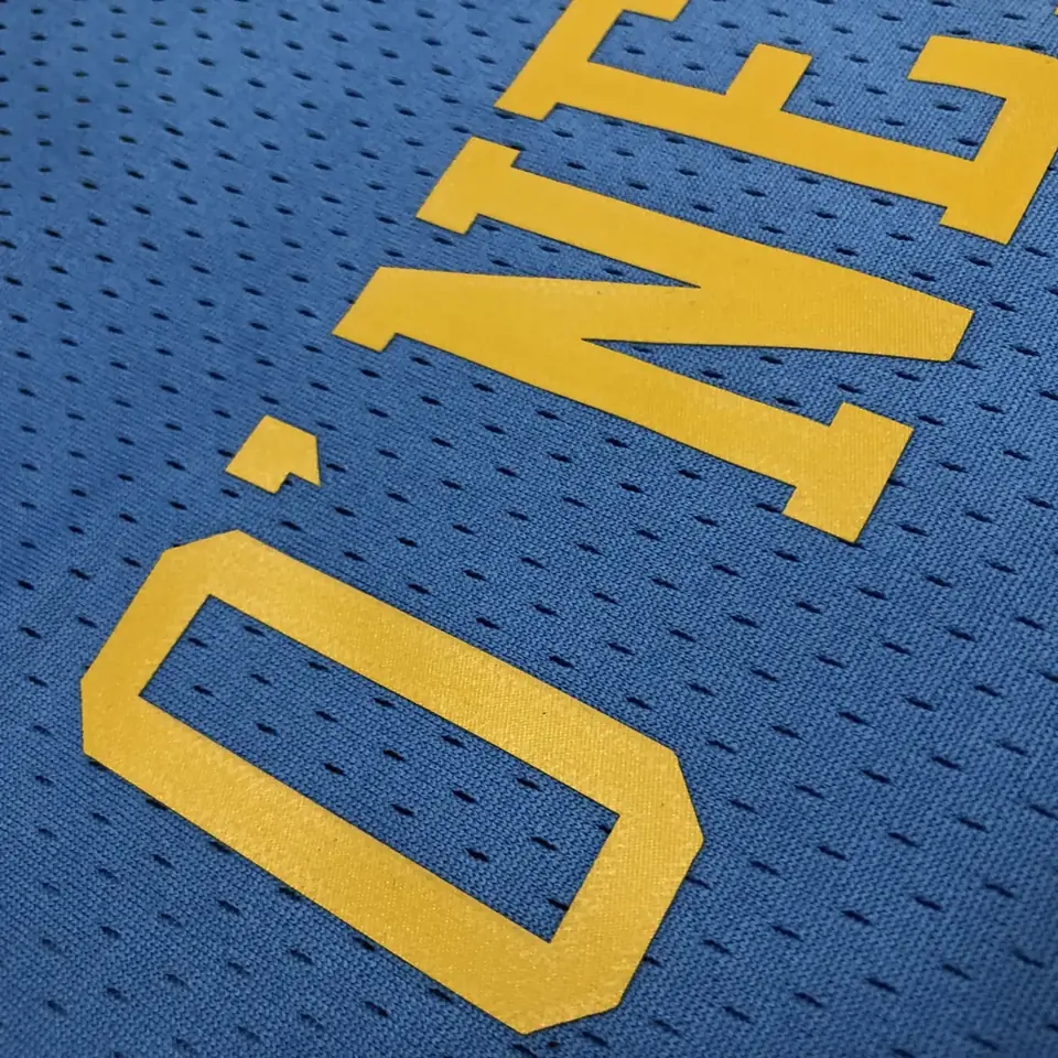 Foto 5 de MN camiseta retro termotransferida: SW Lakers temporada 02 azul nº34 O'Neal
