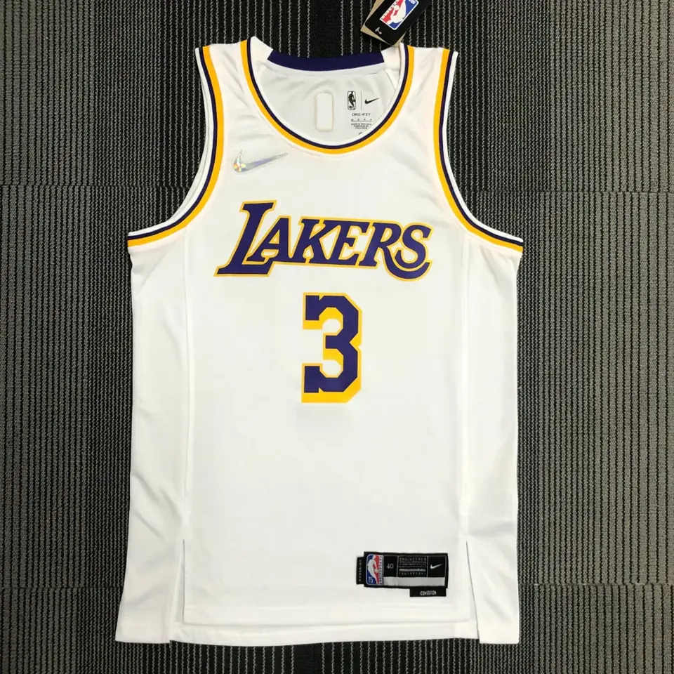 Foto 1 de 75 aniversario Lakers blanco número 3 Davis