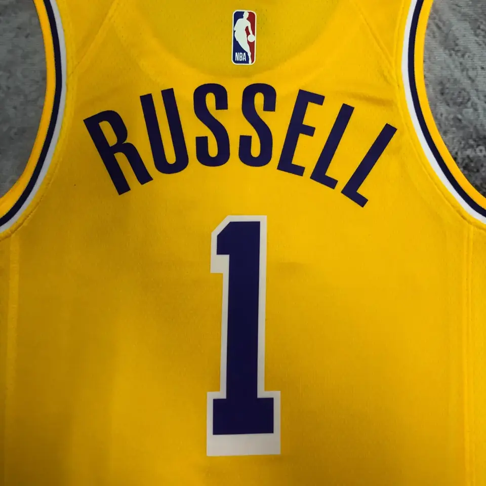 Foto 4 de Lakers cuello redondo amarillo nº 1 Russell