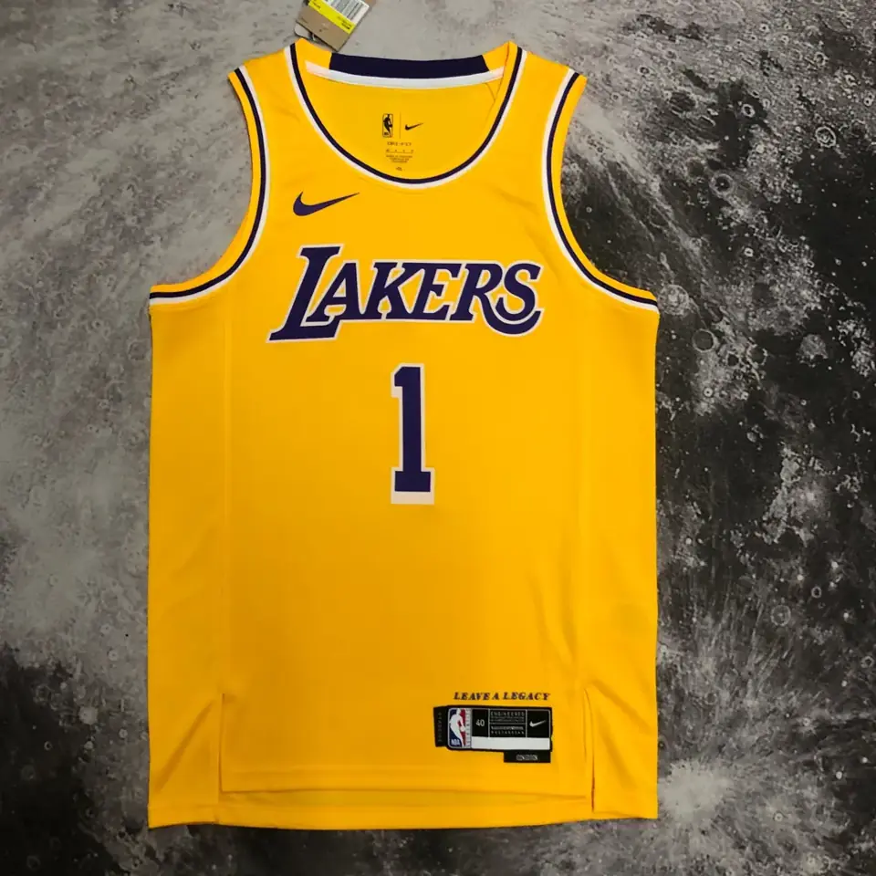 Foto 7 de Lakers cuello redondo amarillo nº 1 Russell