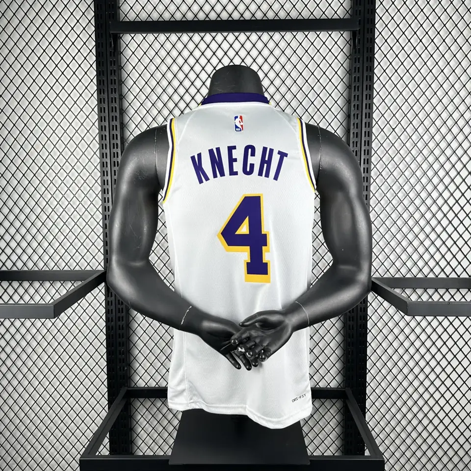Foto 2 de Temporada 23 Los Angeles Lakers Color blanco número 4 Knecht