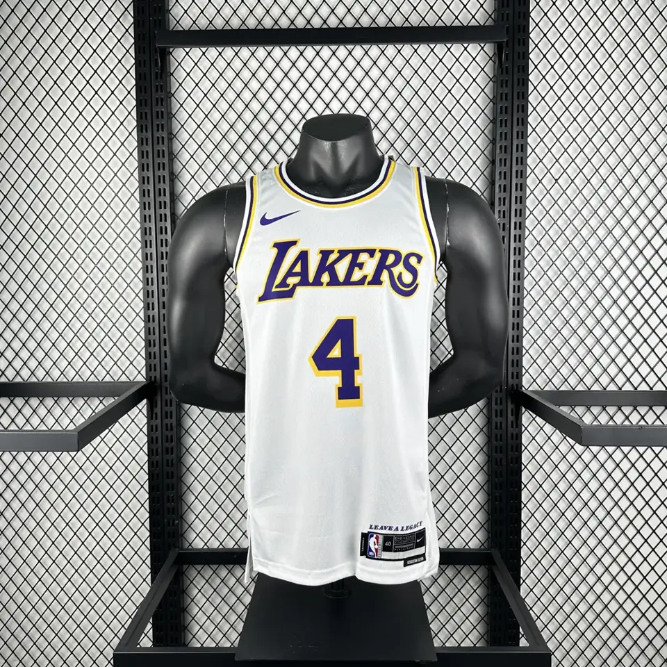 Foto 3 de Temporada 23 Los Angeles Lakers Color blanco número 4 Knecht