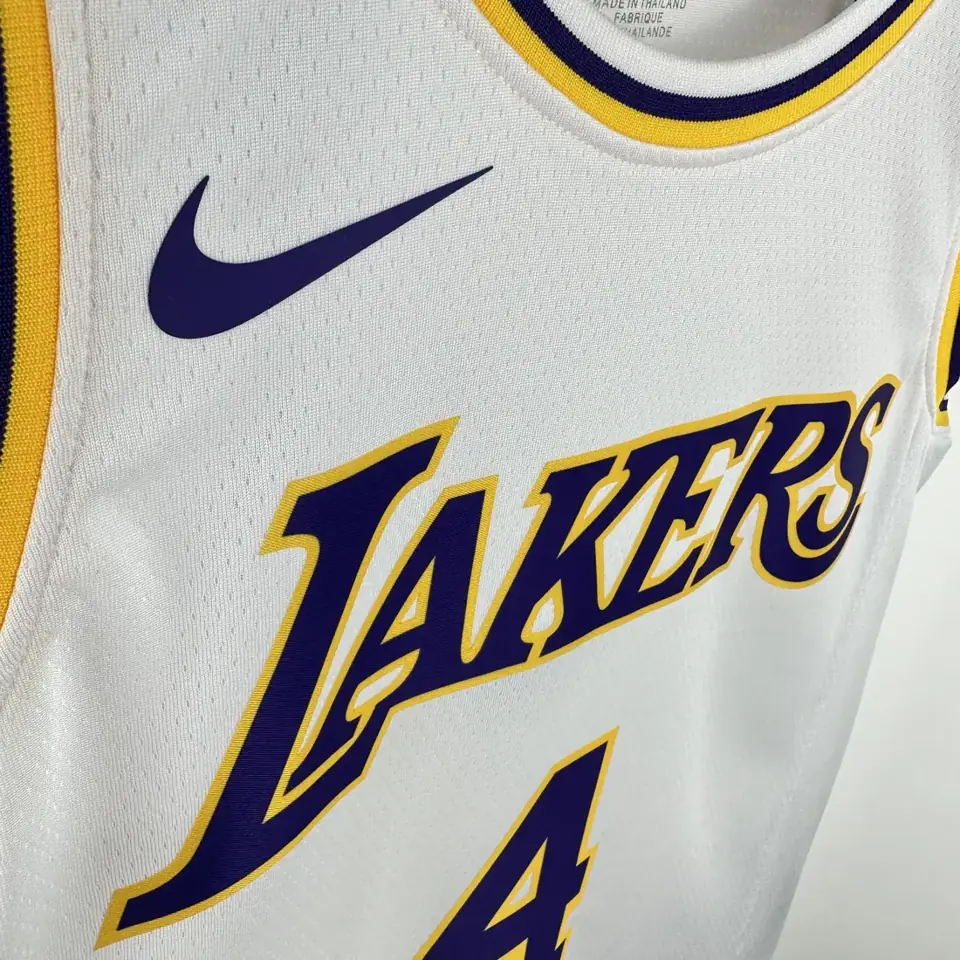 Foto 8 de Temporada 23 Los Angeles Lakers Color blanco número 4 Knecht