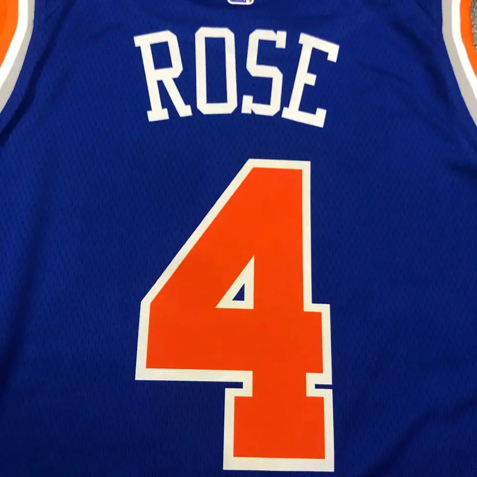Foto 7 de Knicks azul número 4 Rose