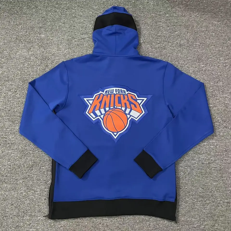 Foto 2 de Producto auténtico de tienda oficial internacional: versión de jugador GI chaqueta de calentamiento de los Knicks de Nueva York