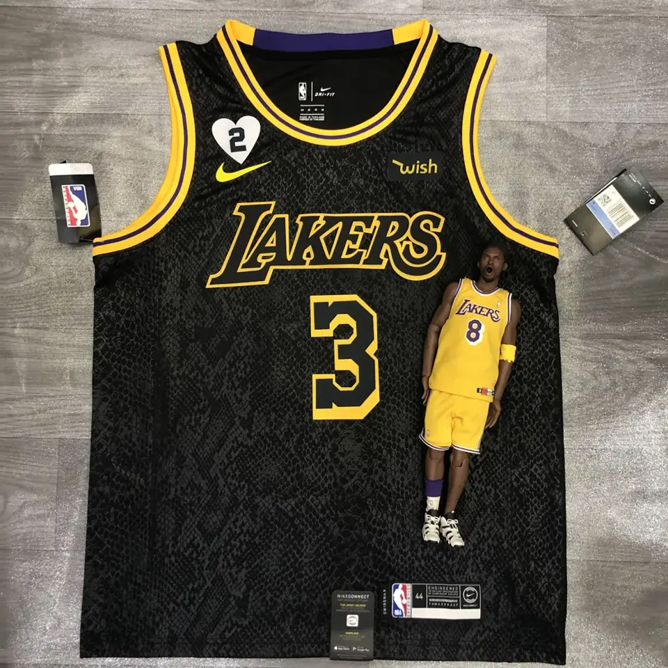 Foto 3 de Los Angeles Lakers estampado de serpiente nº 3 Davis