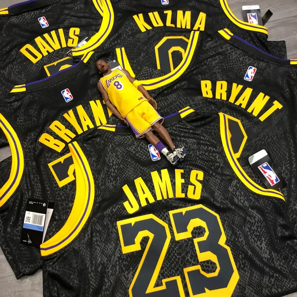 Foto 5 de Los Angeles Lakers estampado de serpiente nº 3 Davis