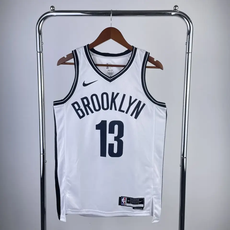 Foto 1 de Temporada 23 Nets blanco número 13 Harden