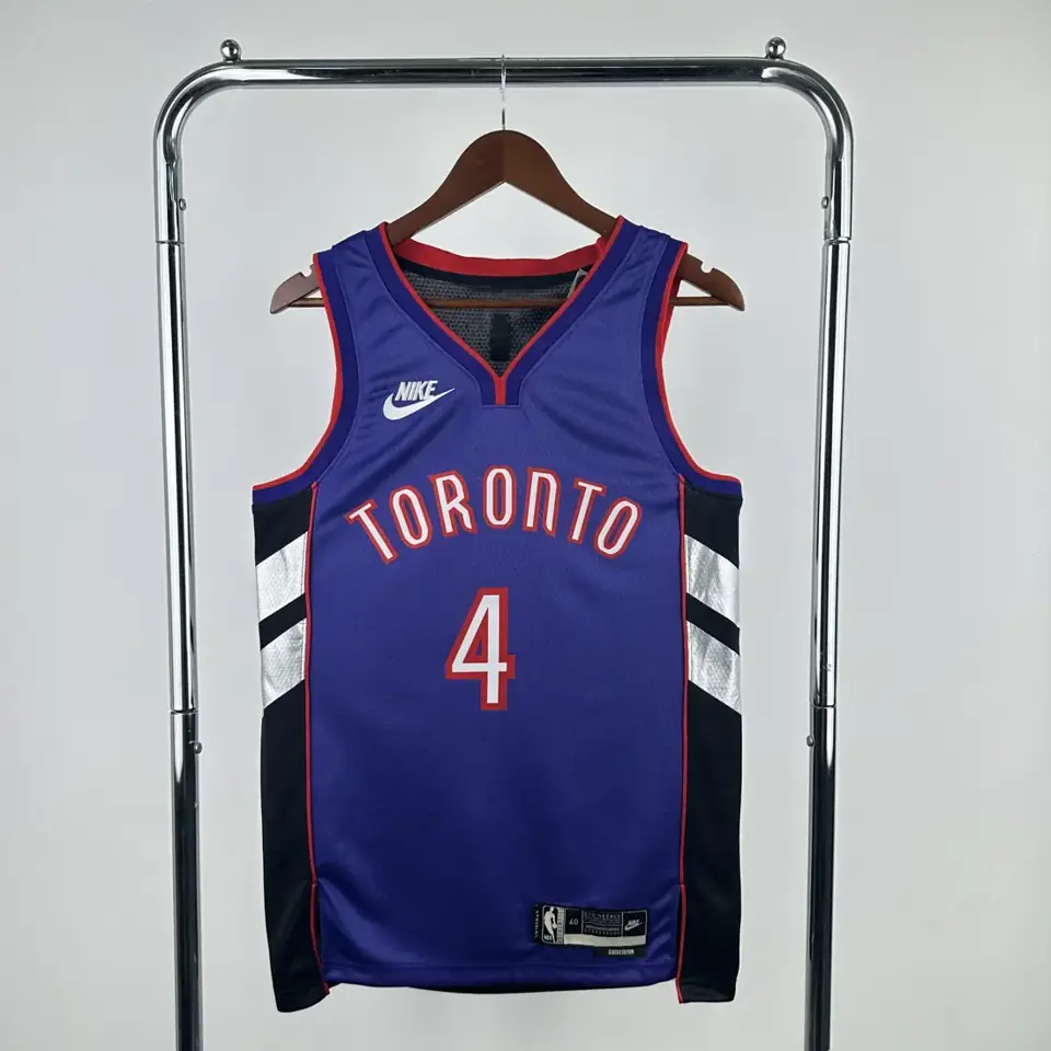 Foto 1 de Temporada 25 Raptors retro número 4 Barnes
