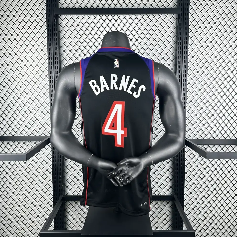 Foto 2 de Temporada 25 Raptors retro número 4 Barnes