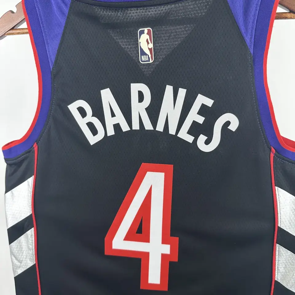Foto 8 de Temporada 25 Raptors retro número 4 Barnes