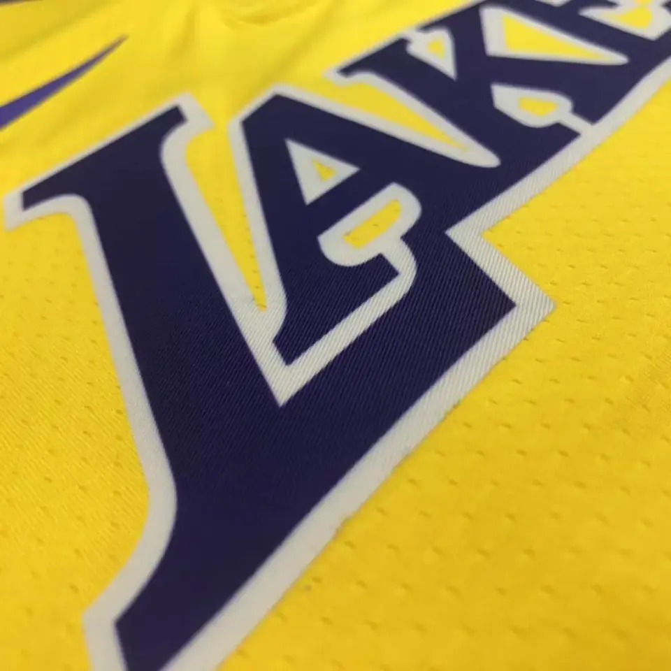 Foto 5 de Los Angeles Lakers amarillo cuello en V nº 24 Kobe