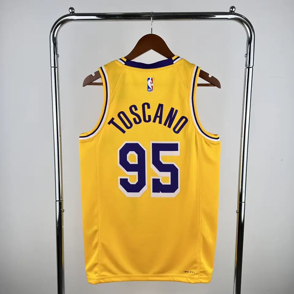 Foto 2 de Lakers cuello redondo amarillo #95 Anderson