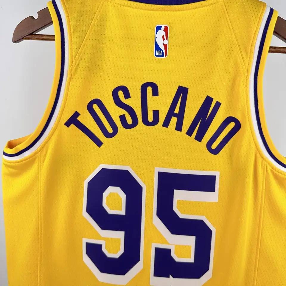 Foto 4 de Lakers cuello redondo amarillo #95 Anderson
