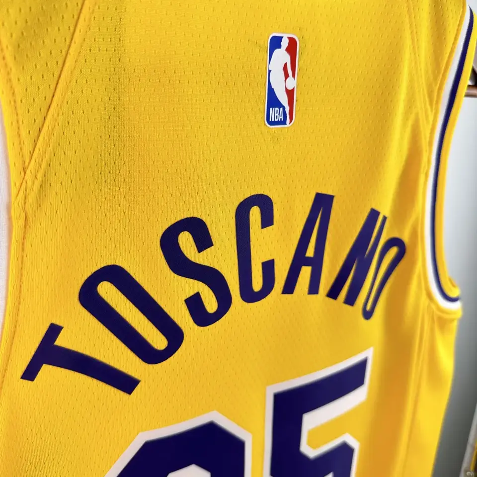Foto 5 de Lakers cuello redondo amarillo #95 Anderson