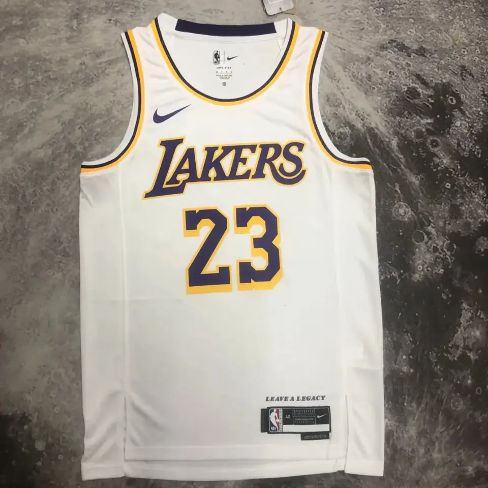 Foto 5 de Temporada 23 Los Angeles Lakers cuello redondo blanco n.º 23 James