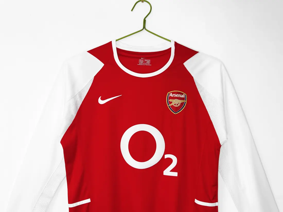 Foto 8 de Manga larga: Temporada 2002/04 Arsenal local retro 3B