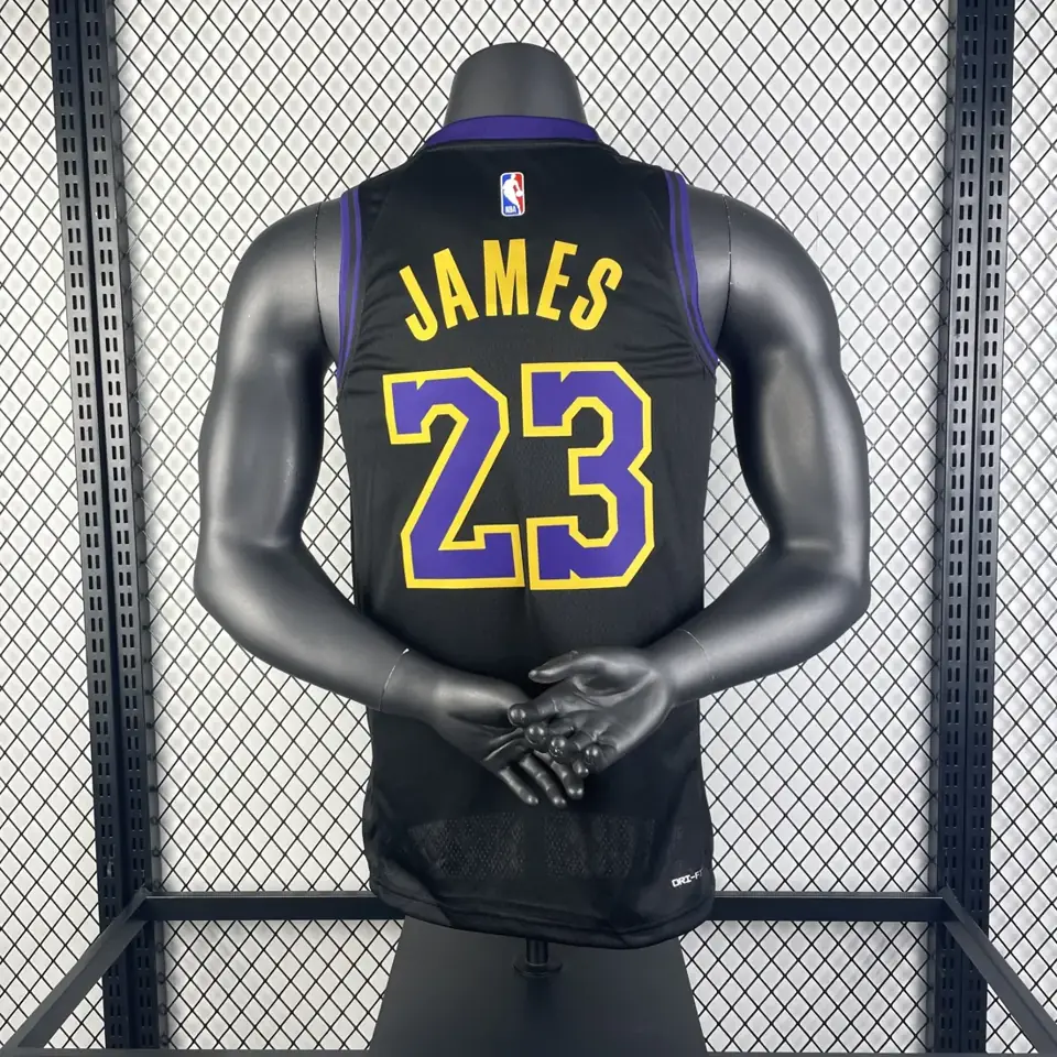 Foto 3 de Camiseta temporada 26 Lakers City Edition número 23 James