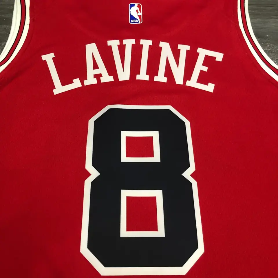 Foto 6 de Bulls cuello redondo rojo nº 8 Zach LaVine