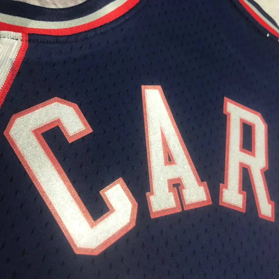 Foto 3 de MN camiseta retro termoimpresa: SW Nets temporada 06/07 azul marino nº 15 Vince Carter