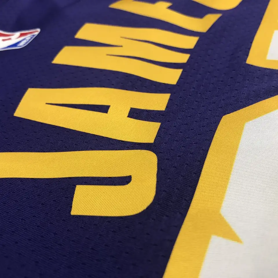 Foto 2 de Los Angeles Lakers morado de cuello en V nº 23 James