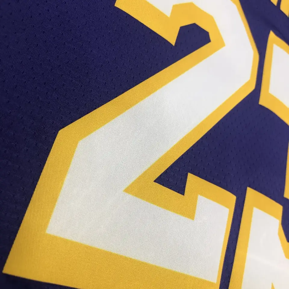 Foto 3 de Los Angeles Lakers morado de cuello en V nº 23 James