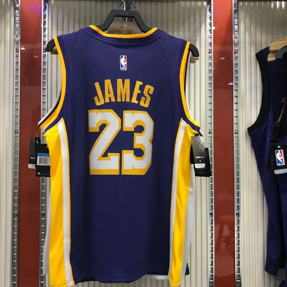 Foto 8 de Los Angeles Lakers morado de cuello en V nº 23 James