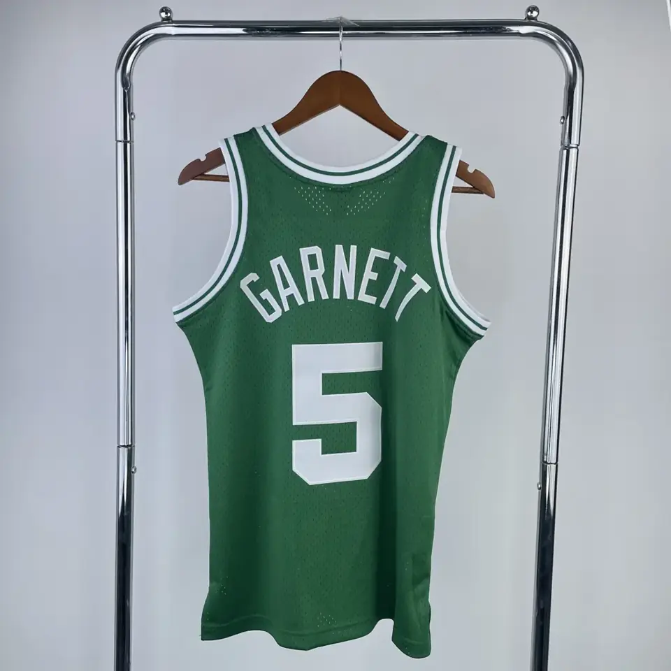Foto 2 de MN camiseta retro termotransferida: SW Celtics temporada 07/08 verde nº5 Garnett
