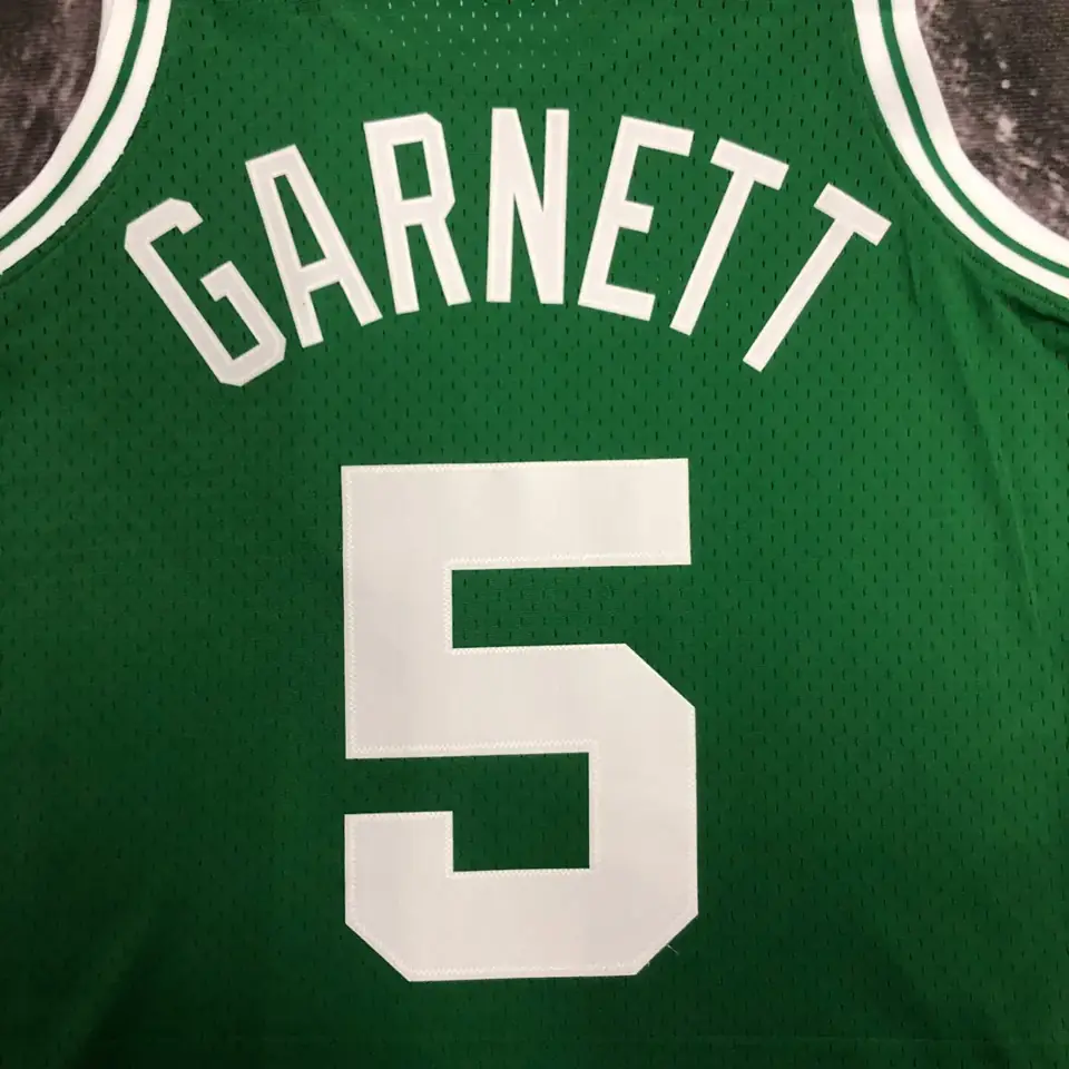 Foto 7 de MN camiseta retro termotransferida: SW Celtics temporada 07/08 verde nº5 Garnett
