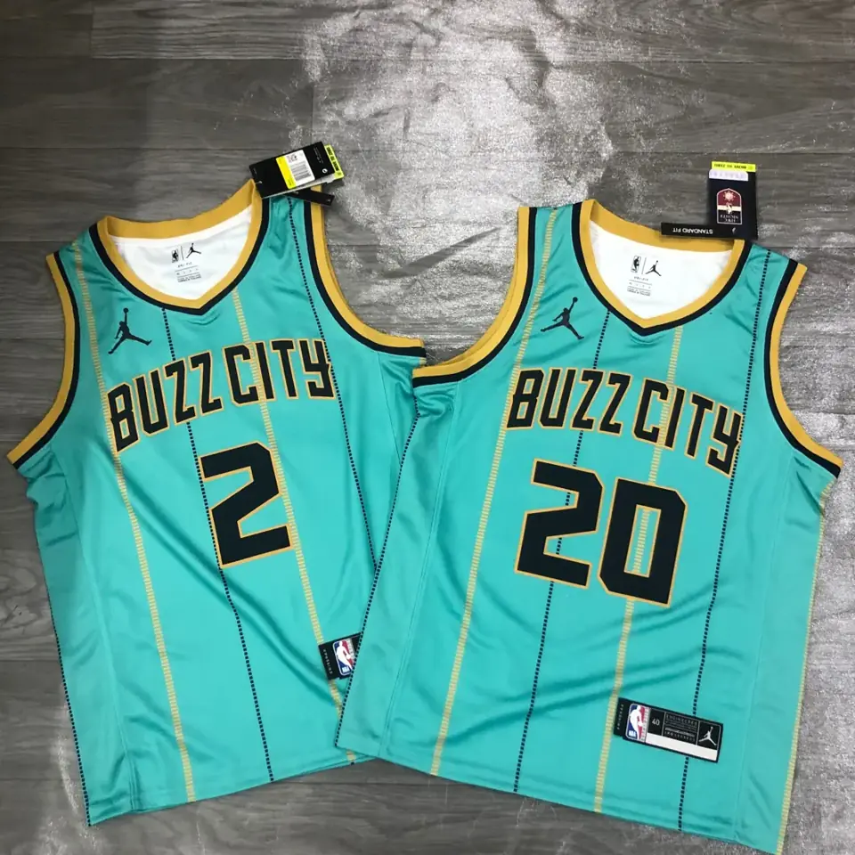 Foto 3 de Temporada 21 Charlotte Hornets City Edition, verde, nº 20 Hayward