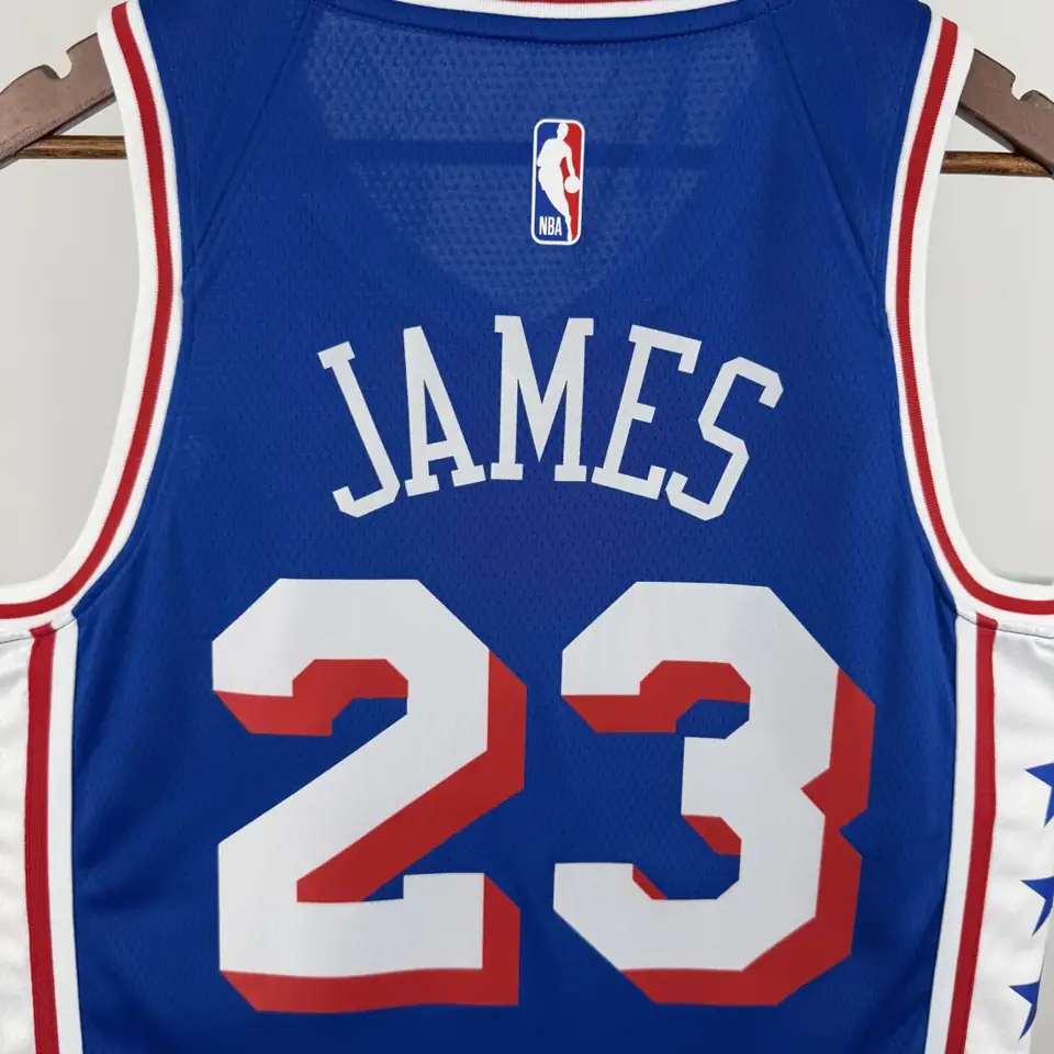 Foto 4 de Temporada 23 76ers azul número 23 James