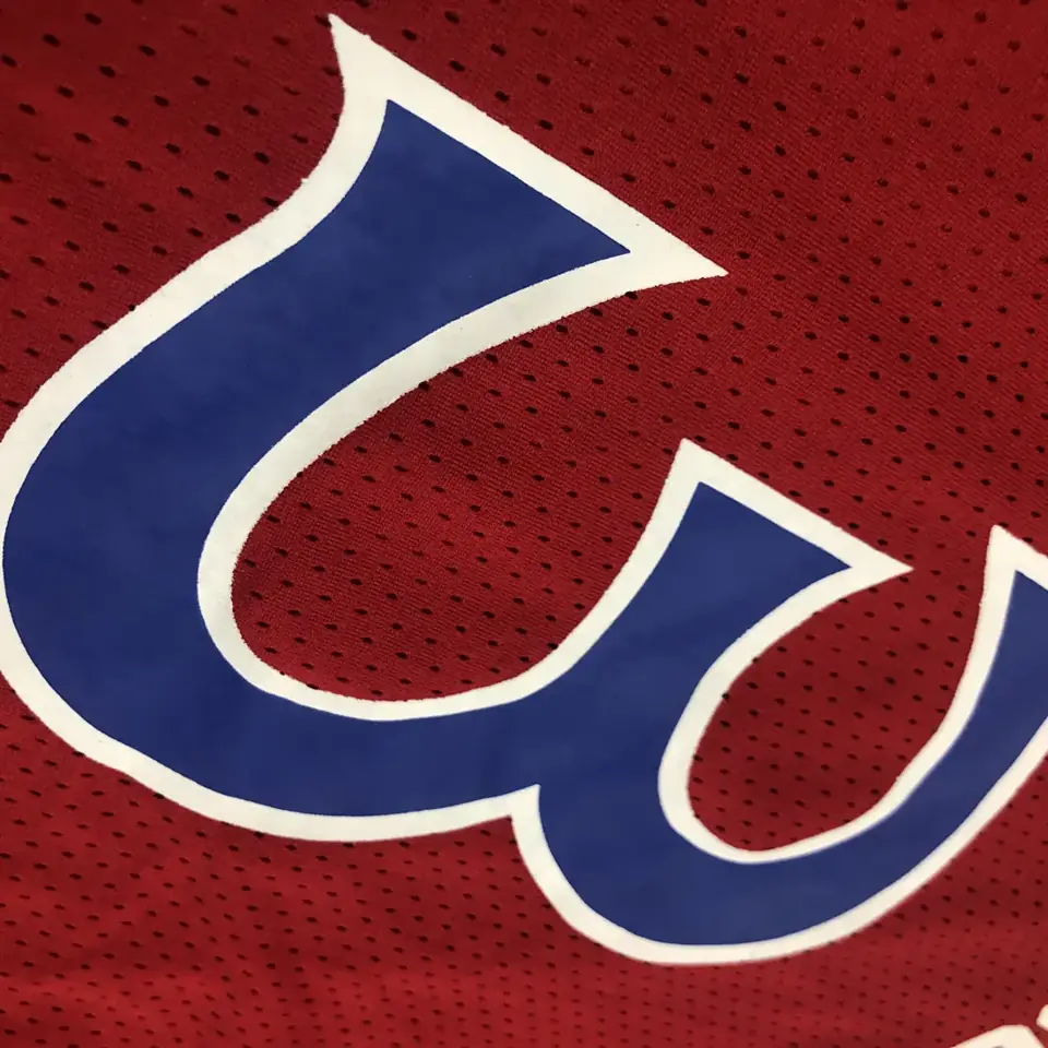 Foto 8 de Mitchellness 76ers de Filadelfia rojo número 3 Iverson Iverson camiseta retro de malla de manga corta