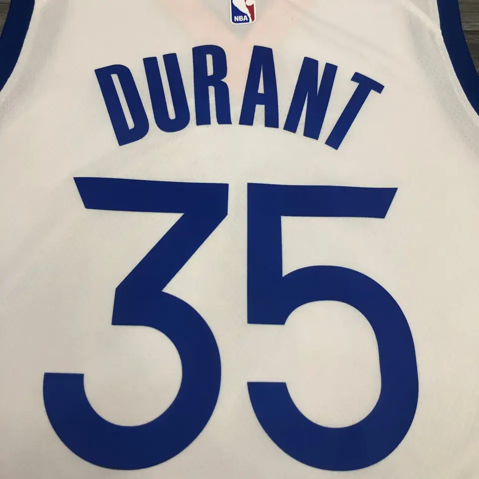 Foto 7 de Temporada 20 Warriors cuello en V blanco nº 35 Durant