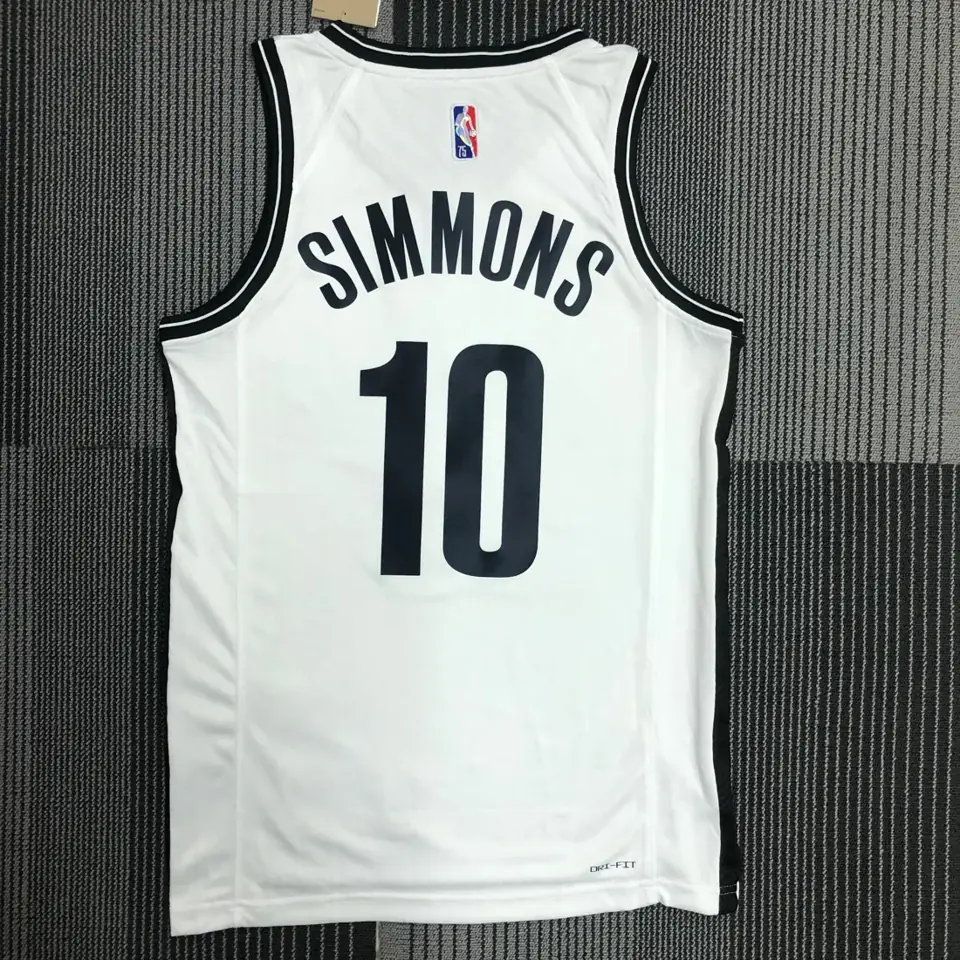 Foto 2 de 75 aniversario Nets blanco número 10 Simmons