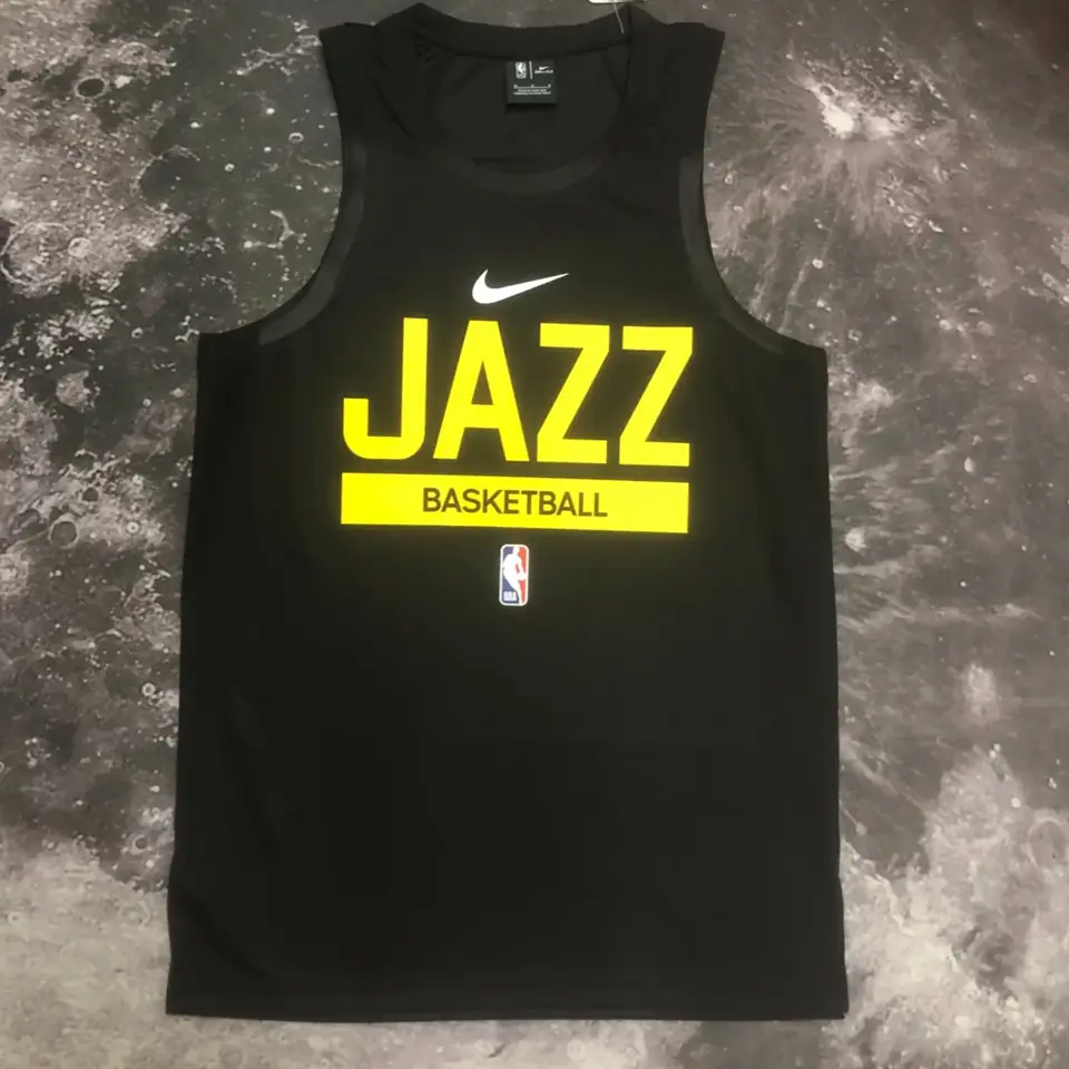 Foto 7 de Temporada 23 Utah Jazz camiseta de entrenamiento de tirantes versión jugador negra