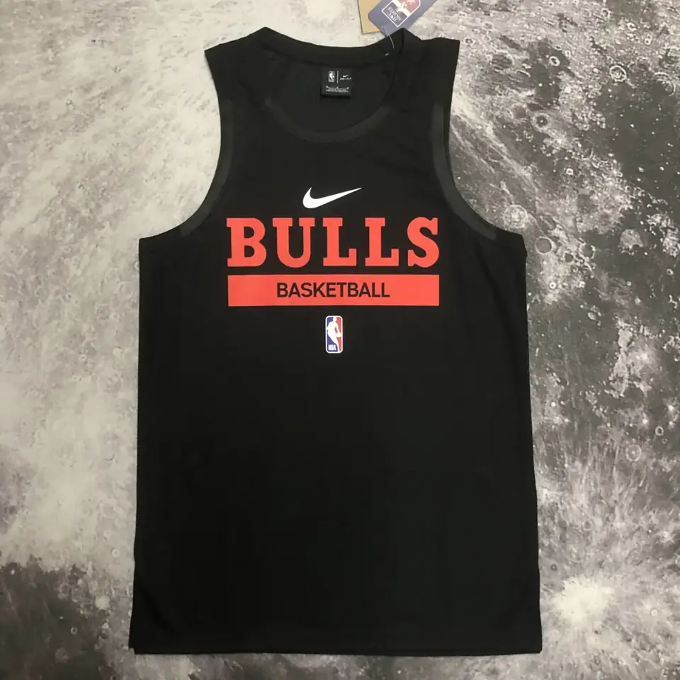 Foto 3 de Temporada 23 chaleco de entrenamiento versión jugador negro de los Bulls