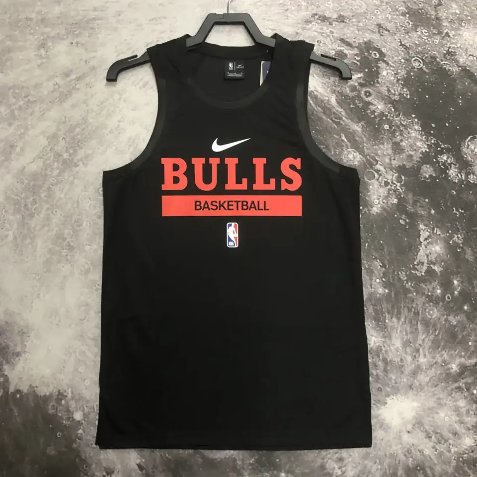 Foto 6 de Temporada 23 chaleco de entrenamiento versión jugador negro de los Bulls