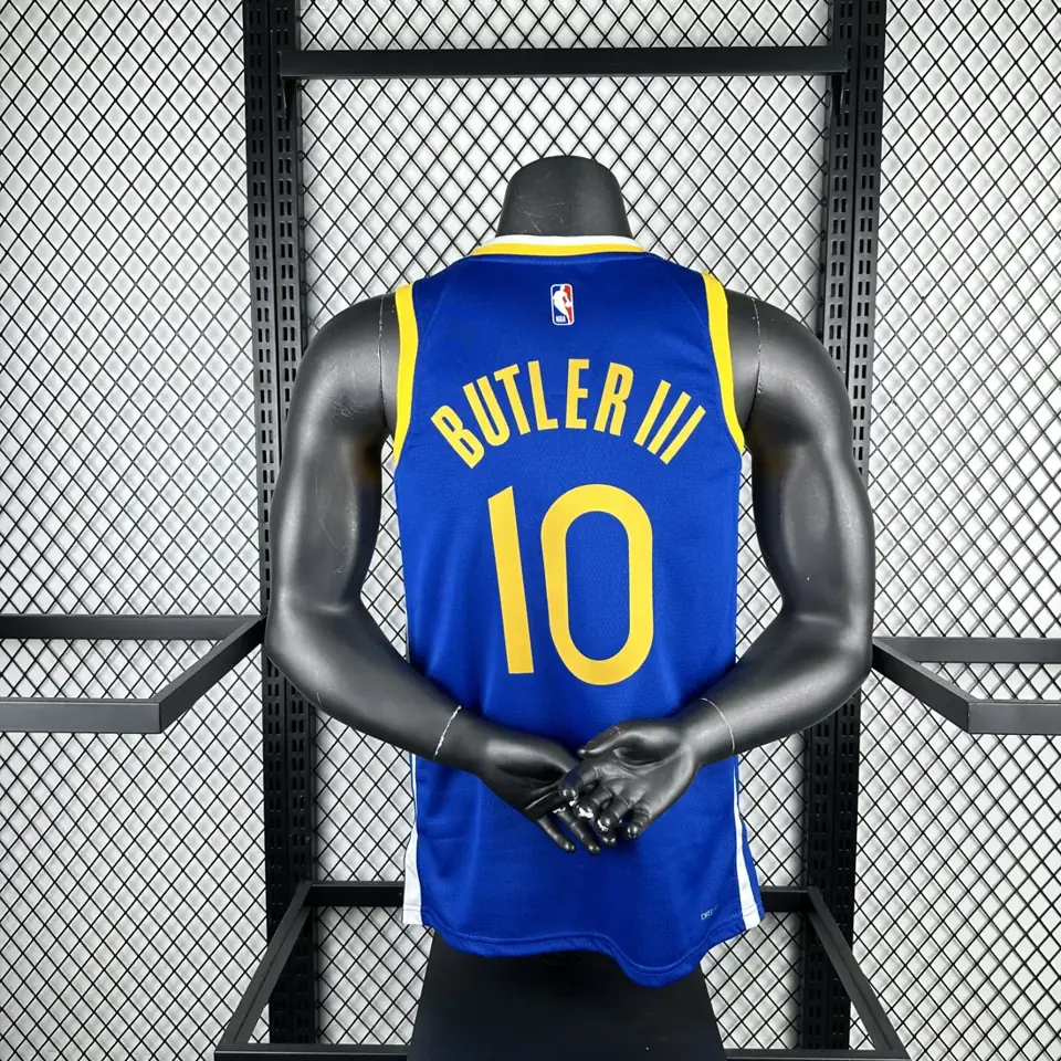 Foto 2 de Temporada 2023 Warriors azul con cuello en V número 10 Butler